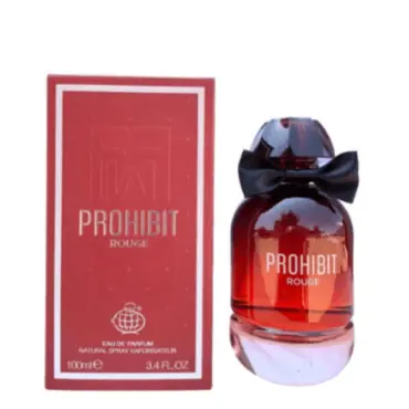 Fragrance World Prohibit Rouge și Lattafa Liam Blue Shine 
