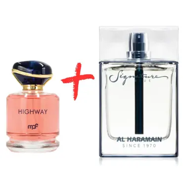 Parfumurile mele Highway + Al Haramain Signature Blue