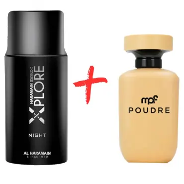 Parfumurile mele Poudre + Al Haramain Xplore Night