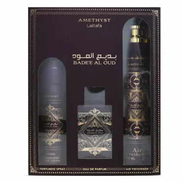 Set cadou Lattafa Bade'e Al Oud Ametist